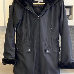 Marc New York jacket with faux fur lining